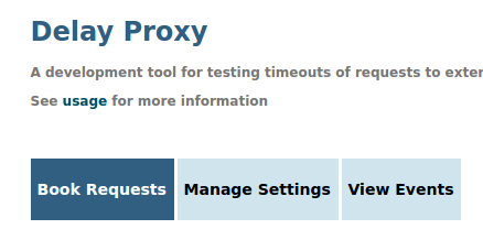 Screenshot of booking button on webpage